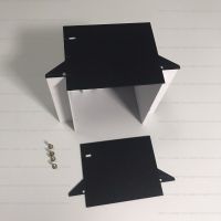 Торцевая заглушка для SK60 с карнизом чёрный