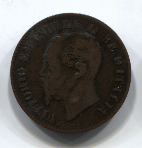 2 чентезимо 1861 Италия M