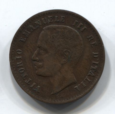 2 чентезимо 1903 Италия XF