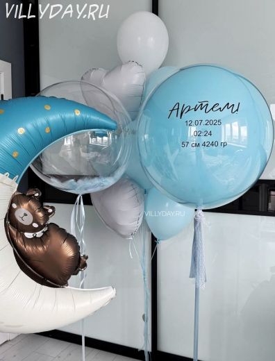 Выписка с лунным мишкой