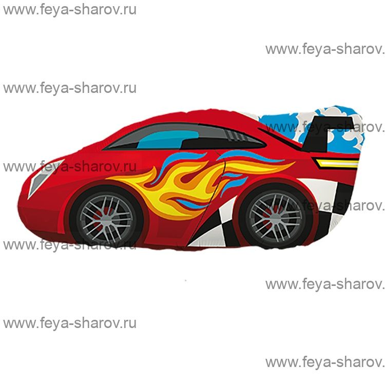 Шар Гоночная машинка 91х49 см