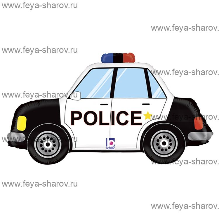 Машинка Полиция 86 см