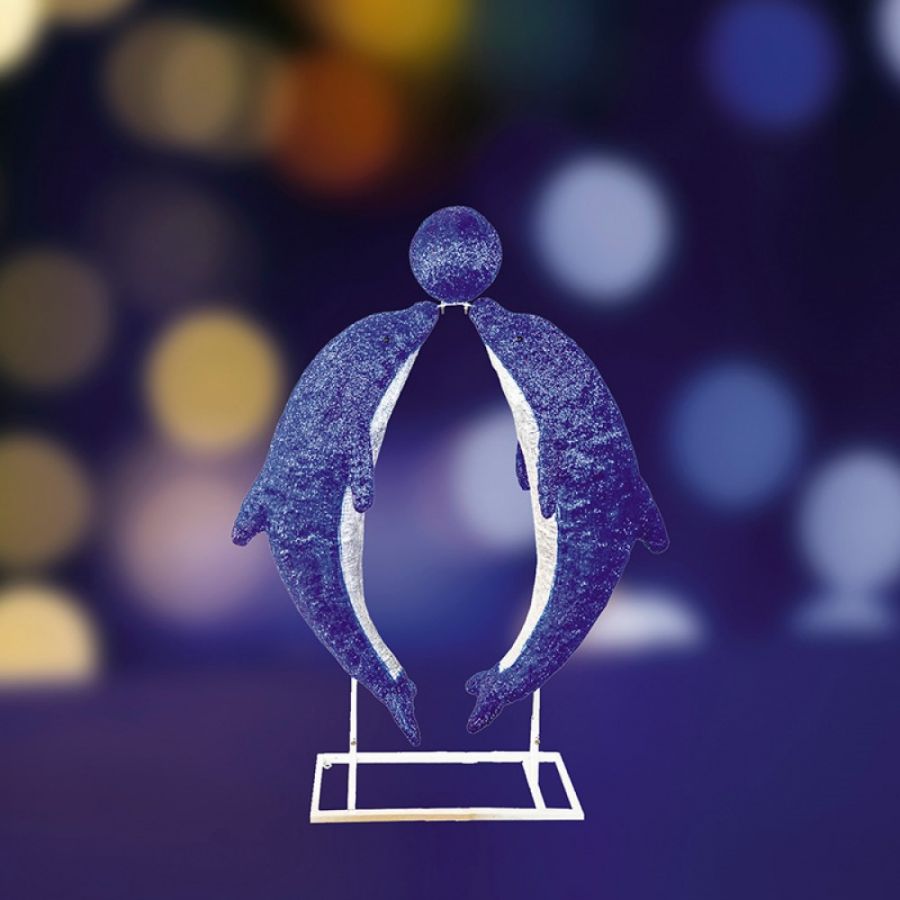 Фигура световая акриловая Neon-Night ''Дельфины в тандеме'' 150х130см