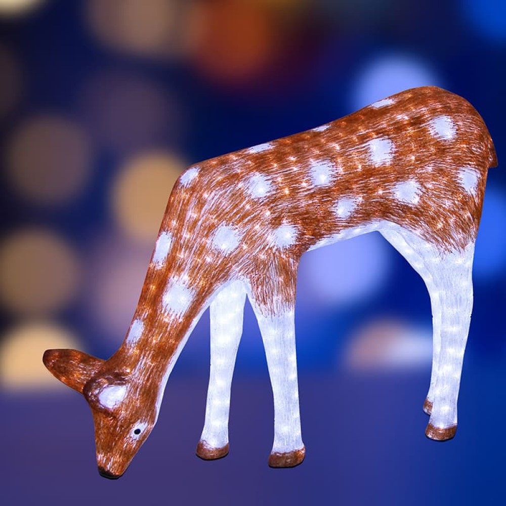 Фигура световая акриловая Neon-Night ''Олень мама коричневая'' 100х130см