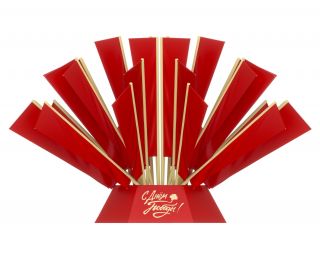 Флаговая конструкция "Гвоздика", 3550х3550х2300