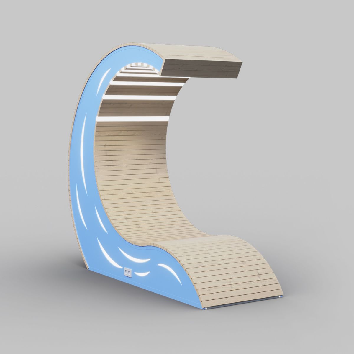 ШЕЗЛОНГ "ВОЛНОРЕЗ"