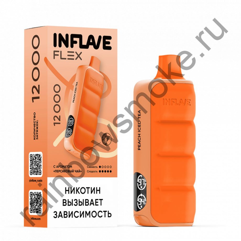 Inflave Flex 12000 - Персиковый Чай (Peach Tea)
