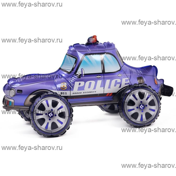 Шар машина полиция 64 см (воздух)