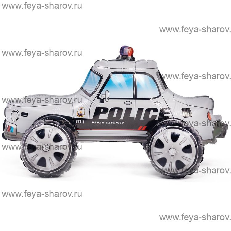 Шар машина полиция 64 см (воздух)