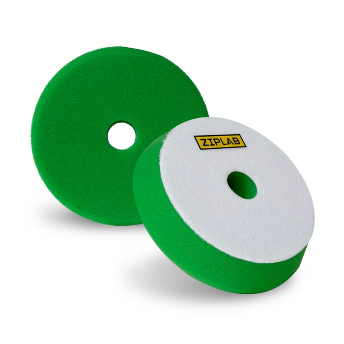 ZIP LAB Полировальник твердый зеленый, 150мм. х 30мм., конический, на липучке