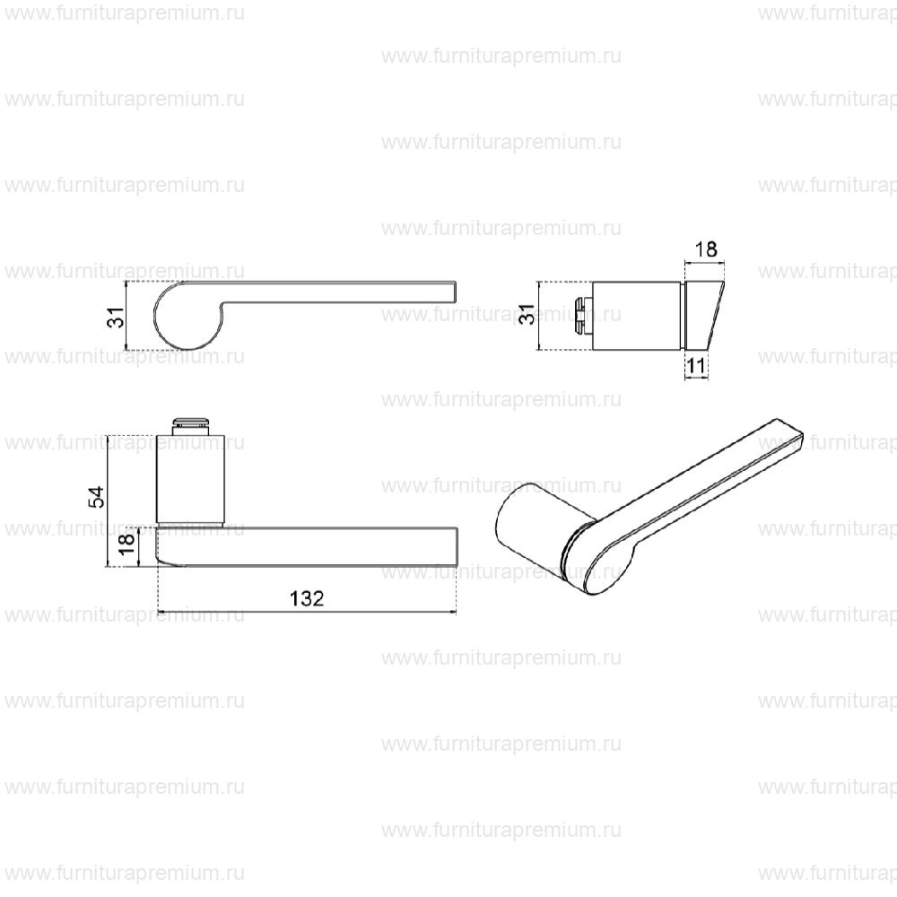 Ручка Frascio Cut