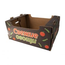 Гофролоток "Свежие овощи" 395х296х178мм