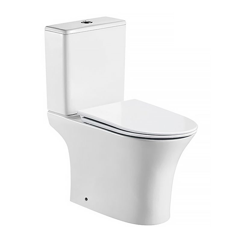 Унитаз напольный Azario FRETTA ROUND безободковый AZ-7121A