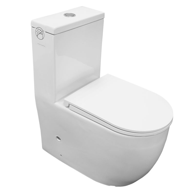 Унитаз-моноблок Azario Velluto, торнадо AZ-6281