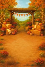 Фон стена "Autumn wall №28"
