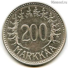 Финляндия 200 марок 1957 H
