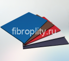 Хризотилцементные фасадные панели, толщина 8 мм.