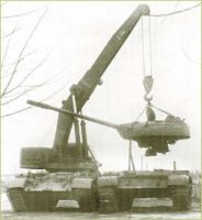 Специальная бронемашина - Стреловой полноповоротный кран СПК-12Г