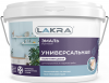 Эмаль Универсальная Lakra 0.9кг Белая, Акриловая, Полуглянцевая для Внутренних и Наружных Работ / Лакра.
