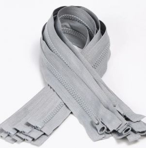 Молния трактор пластиковая разъёмная №5 60см серая