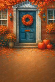 Фон стена "Autumn wall №34"