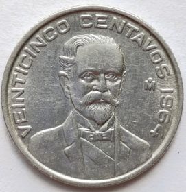 Франсиско Игнасио Мадеро 25 сентаво Мексика 1964