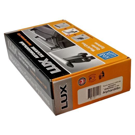 Адаптеры для багажника Toyota Alphard II (минивен, 2008-2014), Lux, артикул 601133 Адаптеры для багажника Toyota Alphard II (минивен, 2008-2014), Lux, артикул 601133