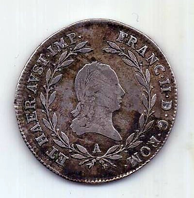 20 крейцеров 1806 Австрия Священная Римская Империя AUNC-XF