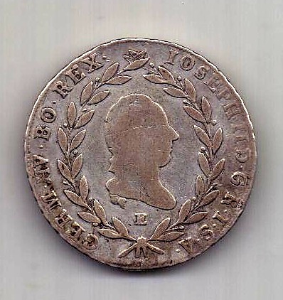 20 крейцеров 1784 Е Австрия Священная Римская Империя