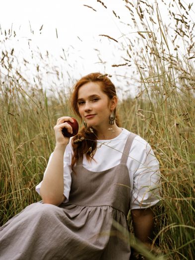 Сарафан Ortica из крапивы серый