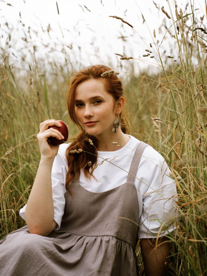 Сарафан Ortica из крапивы серый