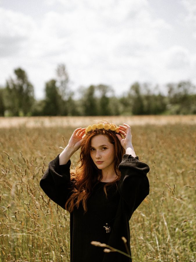 Платье Ondata вязаное черное