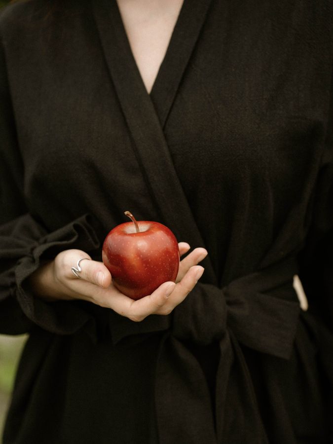 Кимоно из крапивы черное