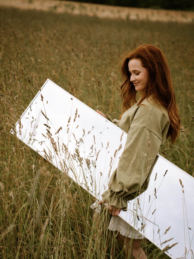 Жакет кимоно из крапивы травяной с регулируемыми рукавами