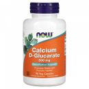 Calcium D-glucarate, NOW,  кальций  глюкарат 500 мг, 90 капсул