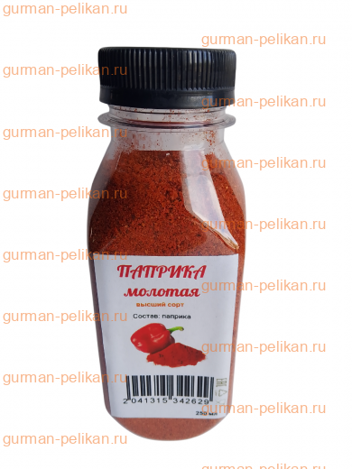 Паприка молотая, баночка (высший сорт)