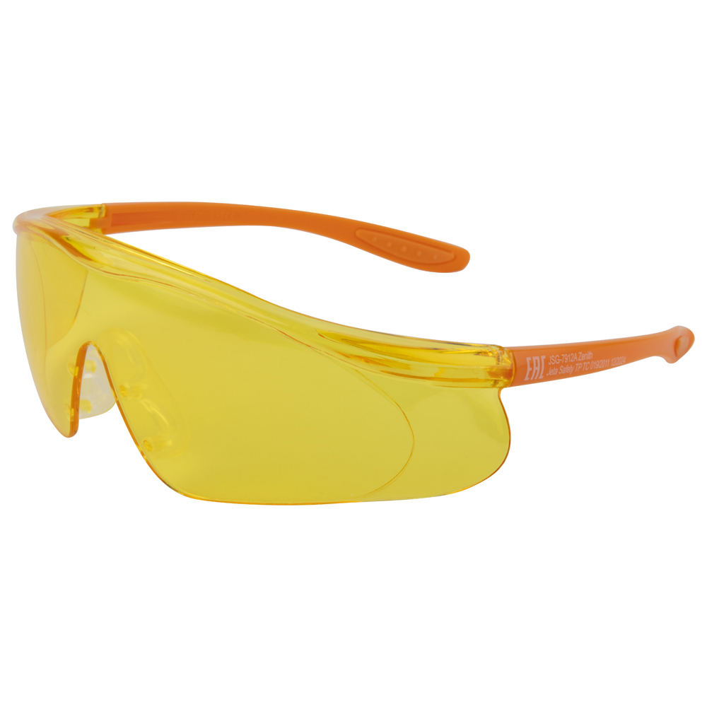 Jeta Safety JSG-7912A Янтарные очки из ударопрочного поликарбоната