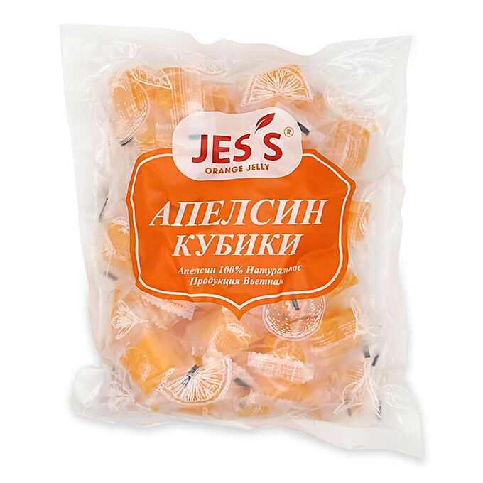 Апельсин кубики (желейные конфеты) "JESS" 500гр