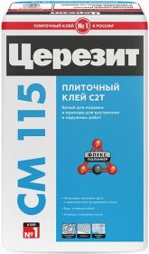 Клей для Мрамора и Мозайки 25кг Ceresit CM 115 Белый / Церезит СМ 115