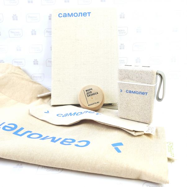 Эко мерч с логотипом САМОЛЕТ