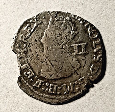 2 пенса 1632 Англия Великобритания Карл I 1625 - 1649