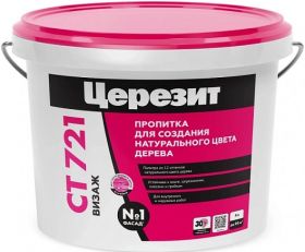 Пропитка для Декоративных Штукатурок Ceresit CT 721 Визаж 4л Bengal Teak, Гидрофобная / Церезит СТ 721.