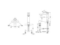 Смеситель для раковины TOTO CONTEMPORARY DL368-1 схема 2