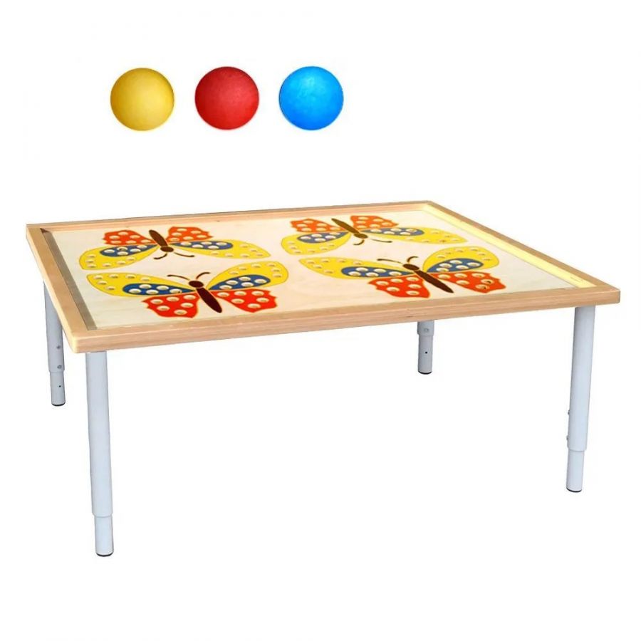 СТОЛ МОЗАИКА 11 регулируемый с трафаретным рисунком