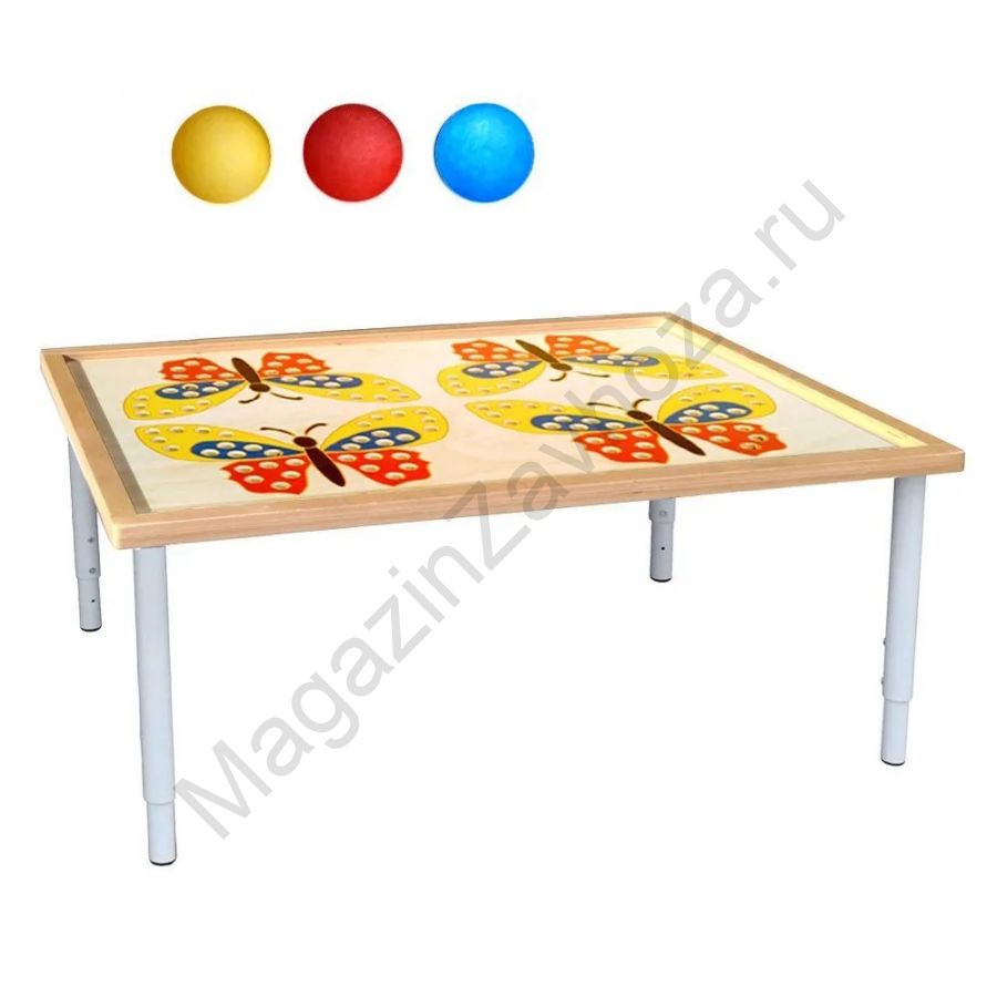 СТОЛ МОЗАИКА 11 регулируемый с трафаретным рисунком