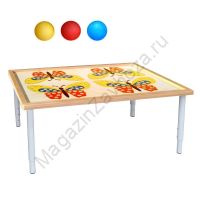 СТОЛ МОЗАИКА 11 регулируемый с трафаретным рисунком