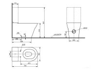 Моноблок TOTO MH CW161Y схема 2
