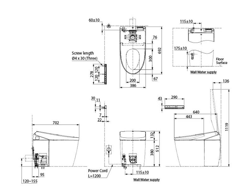 Унитаз приставной TOTO NEOREST CS921PVT#NW1 ФОТО