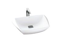 Раковина накладная TOTO JEWELHEX LW681B 60,7х48,3 см схема 1