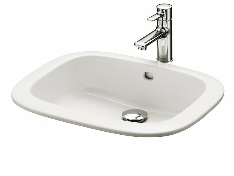 Изображение Раковина полувстраиваемая TOTO PUBLIC LW763Y 53х45 см